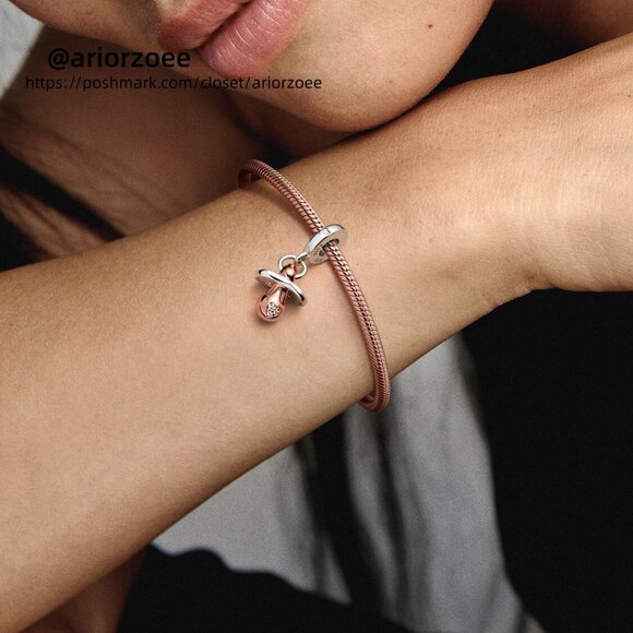 Pandora Baby Pacifier Dangle Charm - Picture 5 of 6